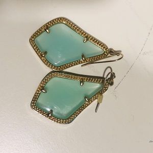 Kendra Scott Mint Iridescent Earrings